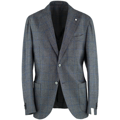 Abito LBM in Lana Vergine Finestrato Grigio