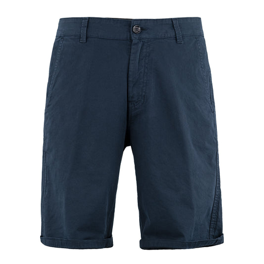 Bermuda ASPESI in Twill di Cotone Stretch Blu Navy