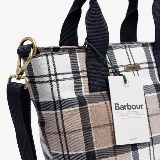 Borsa Donna BARBOUR Maisy Tartan Tote Bag Rosewood Tartan