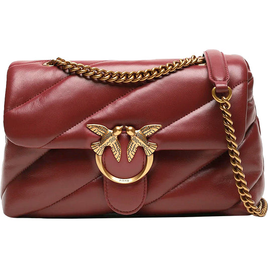 Borsa PINKO Love Classic Puff Dark Red