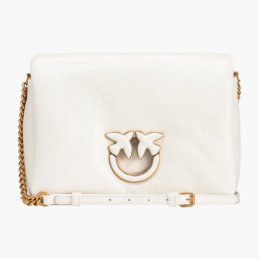 Borsa PINKO Love Click Puff Classic Bianco Avorio