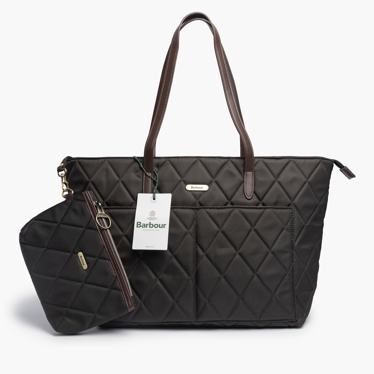 Borsa Donna BARBOUR Quilted Tote Bar Art. LBA0395LBAOL75 Col. Olive