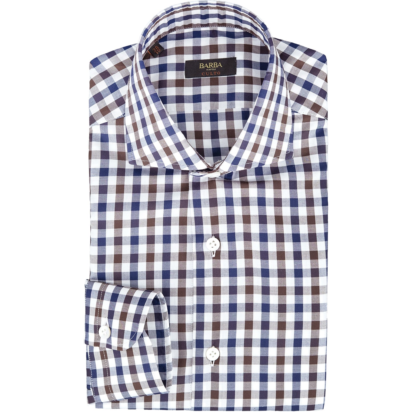 Camicia BARBA Napoli Culto Cod. 36029 Quadretto Multicolor