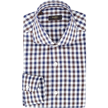 Camicia BARBA Napoli Culto Cod. 36029 Quadretto Multicolor