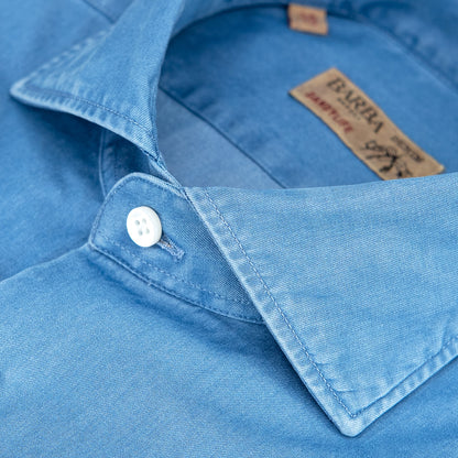 Camicia BARBA Napoli Dandylife in Cotone Denim