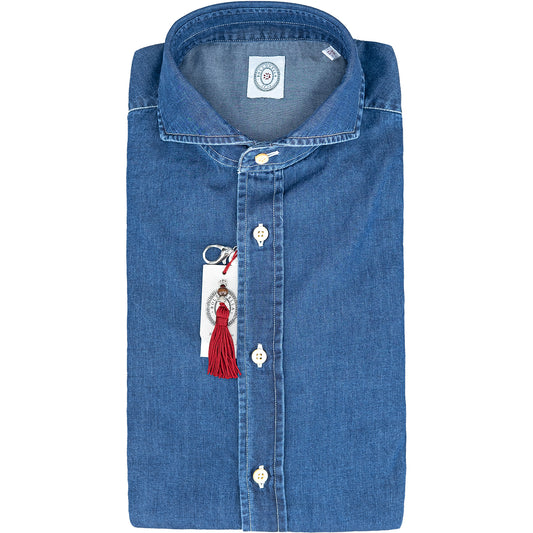 Camicia BOLZONELLA Norton in Cotone Denim