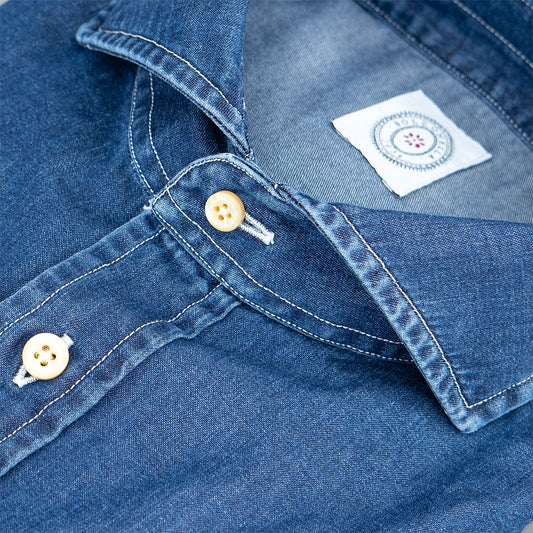 Camicia BOLZONELLA Norton in Cotone Denim