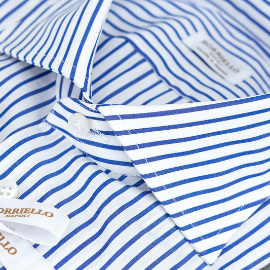 Camicia BORRIELLO Righe Bianco Blu