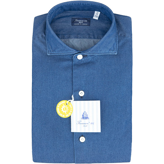 Camicia FINAMORE Milano in Cotone Denim