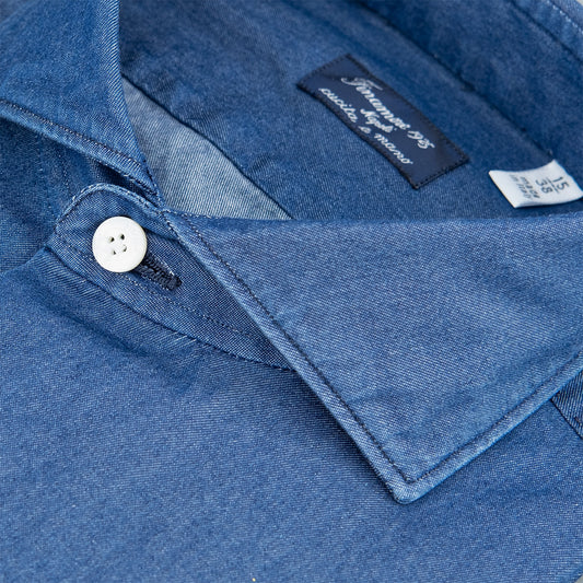 Camicia FINAMORE Milano in Cotone Denim