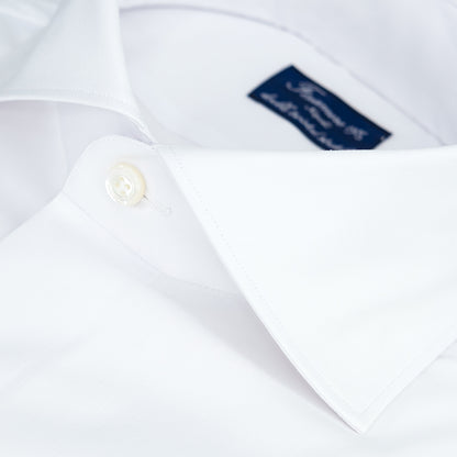 Camicia FINAMORE Milano in Double Twisted Stretch Bianca