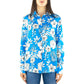 Camicia PINKO Smorzare Fiore Grafico Turchese