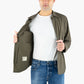 Camicia ASPESI Arch CE17 P076 in Cotone Tecnico Col. 01237 Verde Militare