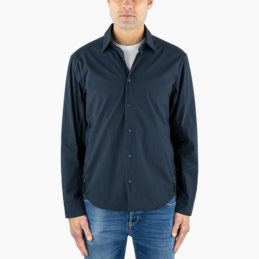 Camicia ASPESI Arch in Cotone Tecnico Blu Navy