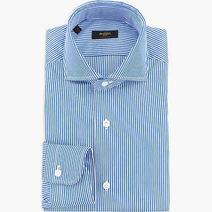 Camicia BARBA Napoli Culto Art. 147089 Bacchetta Bianco Blu