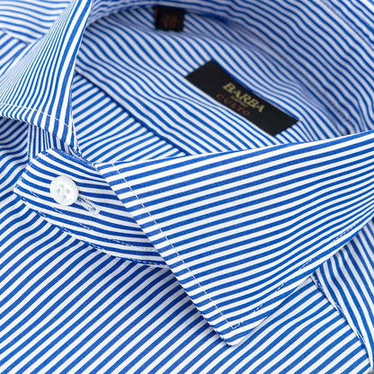 Camicia BARBA Napoli Culto Art. 147089 Bacchetta Bianco Blu 2