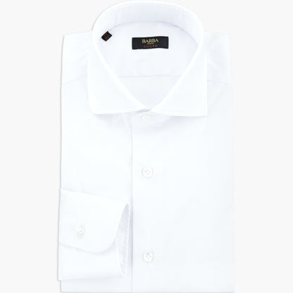 Camicia BARBA Napoli Culto Art. PZ2700 in Cotone Stretch Bianca