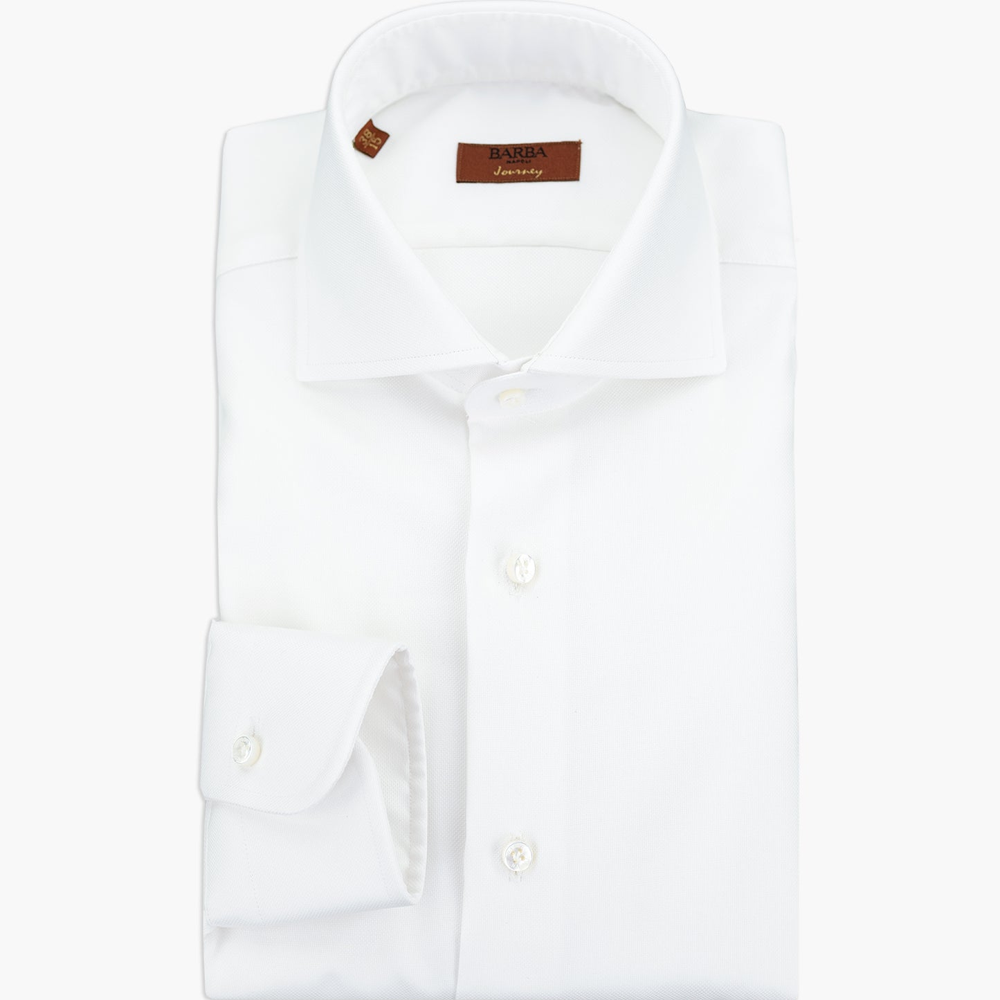 Camicia BARBA Napoli Journey Art. P0150203 in Royal Oxford Bianca
