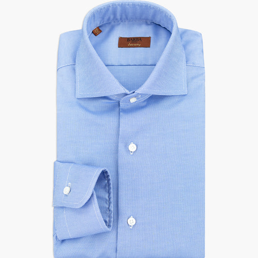 Camicia BARBA Napoli Journey Art. P0150203 in Royal Oxford Celeste