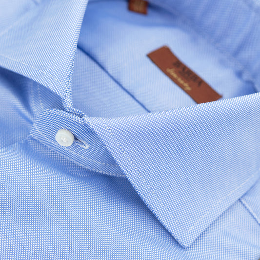 Camicia BARBA Napoli Journey Art. P0150203 in Royal Oxford Celeste