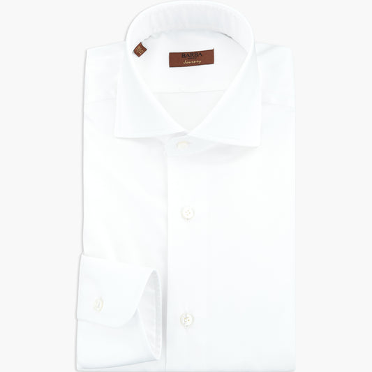Camicia BARBA Napoli Journey in Cotone Bianca