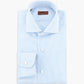 Camicia BARBA Napoli Journey in Cotone Riga Celeste su Fondo Bianco