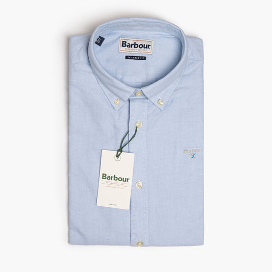 Camicia BARBOUR Oxtown Tailored Fit Oxford Art. MSH5301BL32 Celeste