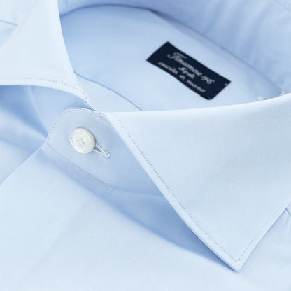 Camicia FINAMORE Milano in Cotone Svizzero Alumo Celeste 2