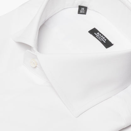 Camicia Uomo BARBA Napoli Classic Art. P0157015U in Cotone Stretch Bianca