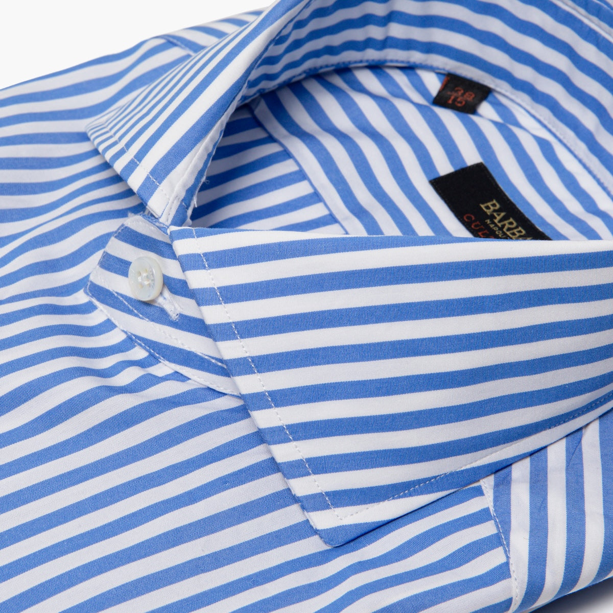 Camicia Uomo BARBA Napoli Culto Art. P0154081U Righe Bianco Azzurro