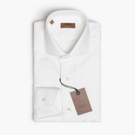 Camicia Uomo BARBA Napoli Journey Art. PZ8530U in Puro Cotone Bianca