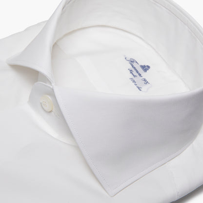 Camicia Uomo FINAMORE Napoli 1925 Modello Milano in Esclusivo Cotone Giza 45 170 a 2 Bianca Art. 840610 C0239 Collo Eduardo