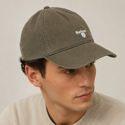 Cappello BARBOUR Cascade Sports in Cotone Olive