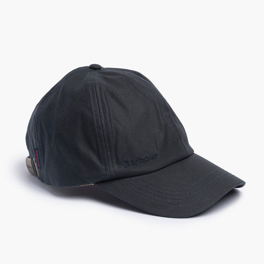 Cappello BARBOUR Wax Cap Art. MHA0005NY91 in Cotone Cerato Col. Blu Navy