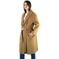 Cappotto PINKO Editor in Panno Double Cammello
