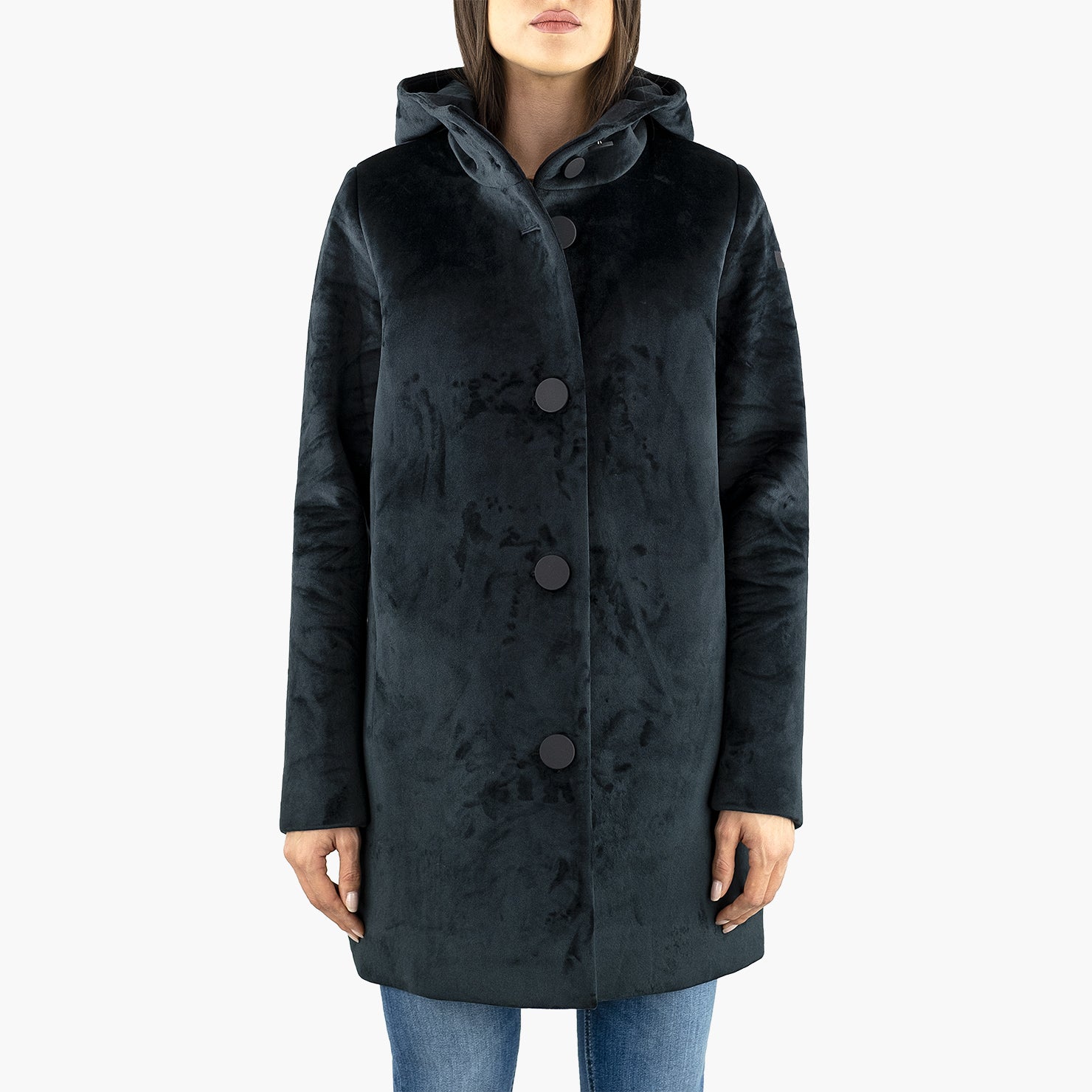 Cappotto RRD Velvet Neo Parka Wom Jkt Nero 25