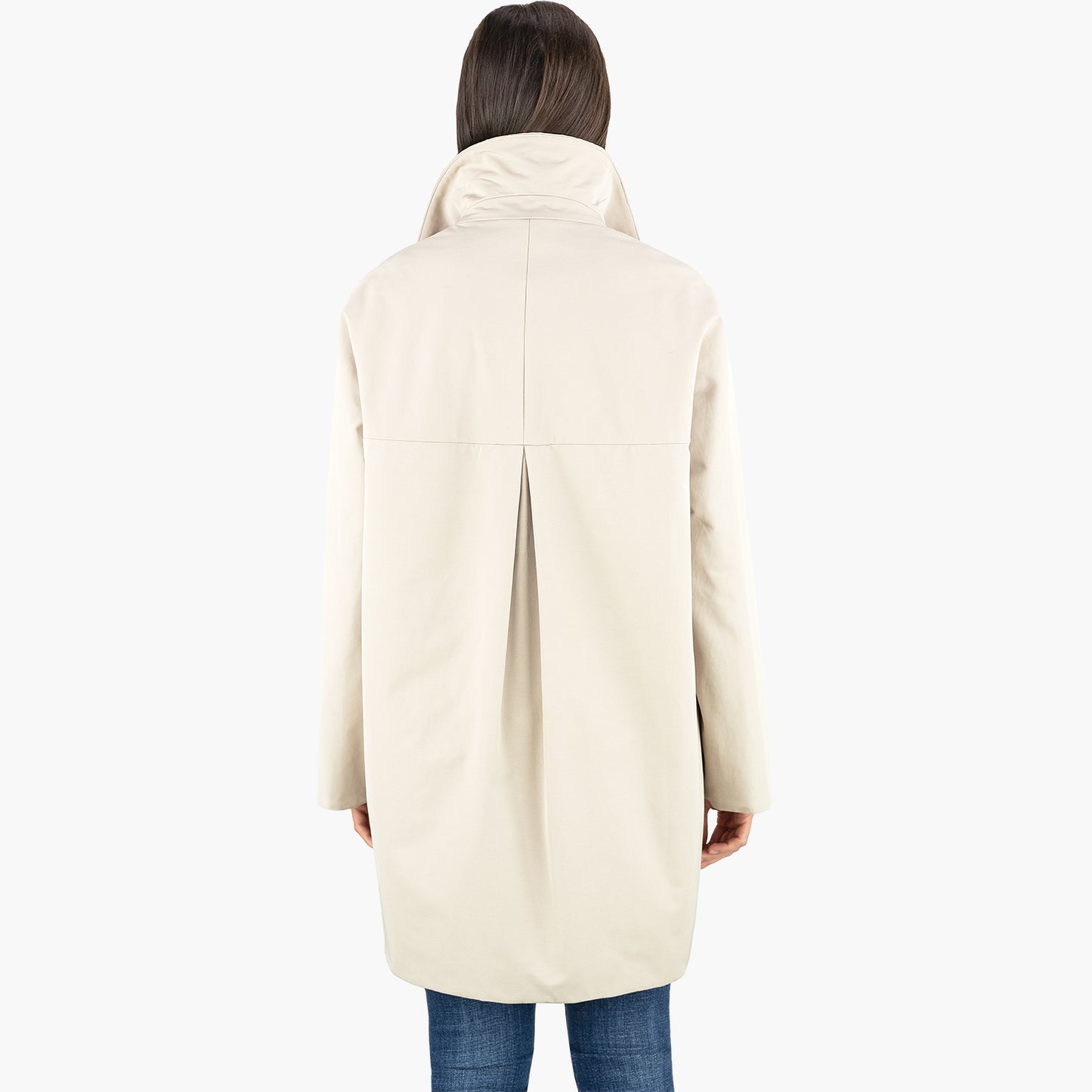 Cappotto ASPESI Aveline 4N04 7532 in Tela Misto Cotone Col. 50045 Sabbia