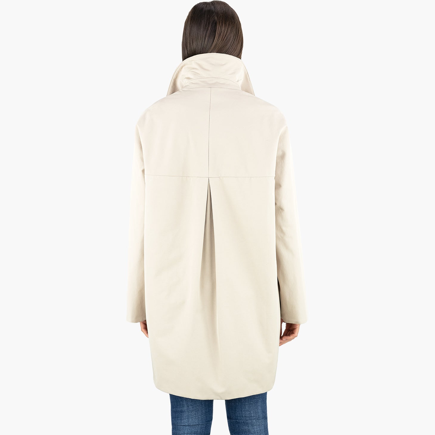 Cappotto ASPESI Aveline 4N04 7532 in Tela Misto Cotone Col. 50045 Sabbia