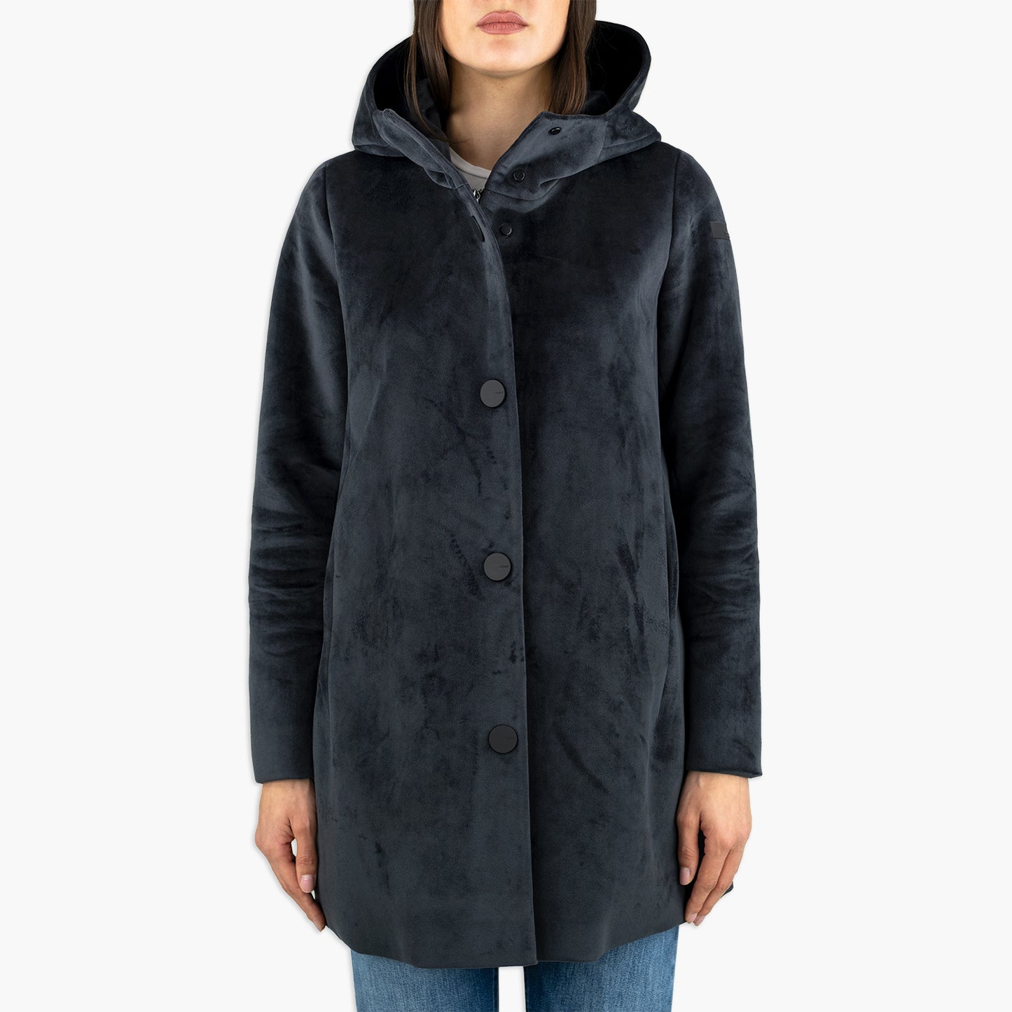 Cappotto RRD Velour Neo Parka Wom Jkt W25539 Col. 10 Black