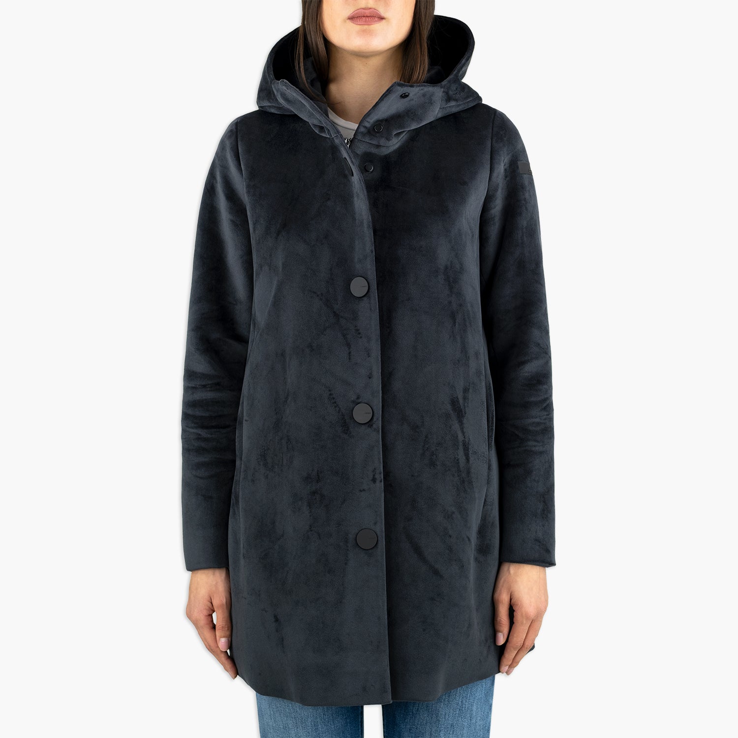 Cappotto RRD Velour Neo Parka Wom Jkt W25539 Col. 10 Black