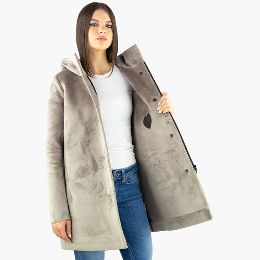 Cappotto RRD Velvet Neo Parka Wom Jkt W24539 Col. 84 Taupe