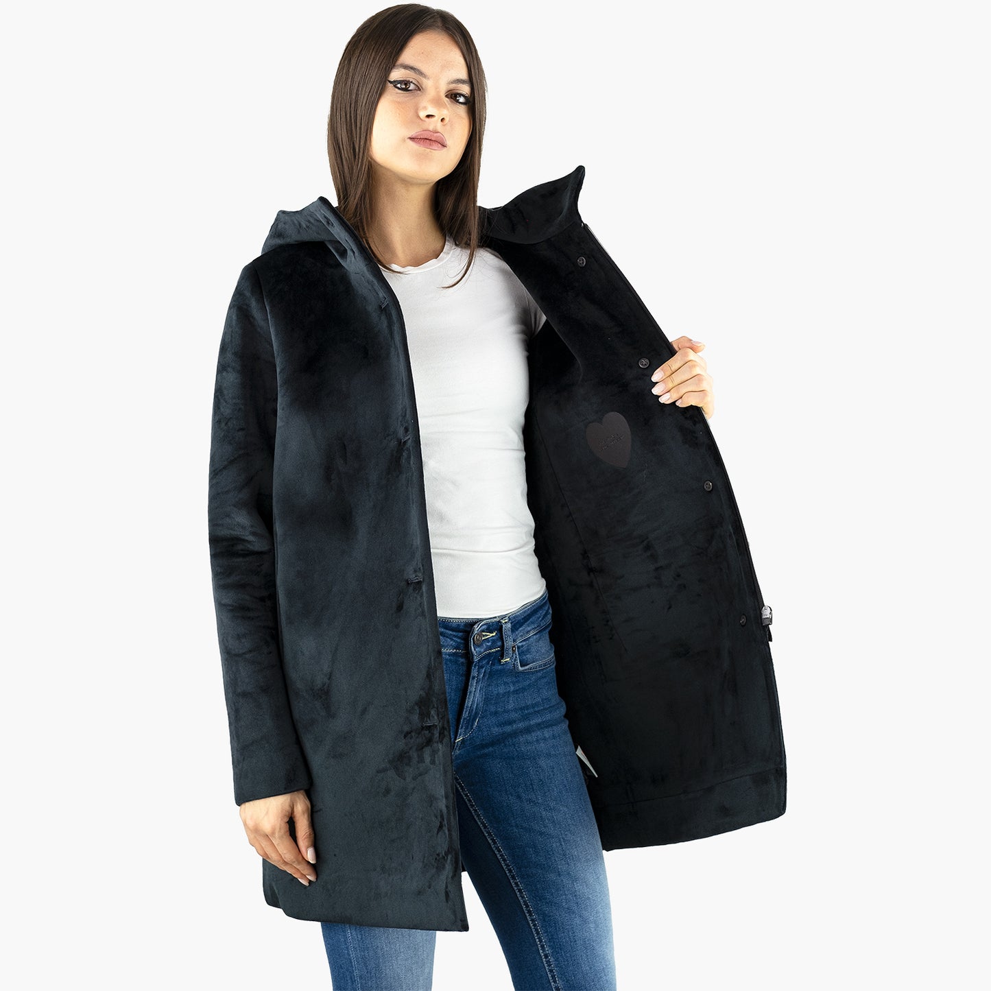 Cappotto RRD Velvet Neo Parka Wom Jkt WES507 Col. 10 Nero