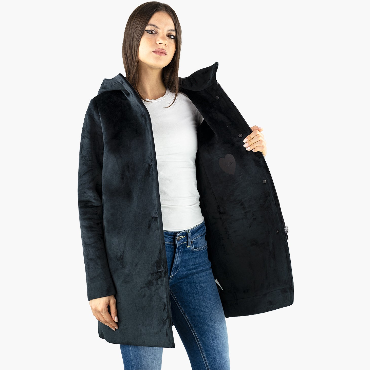 Cappotto RRD Velvet Neo Parka Wom Jkt WES507 Col. 10 Nero