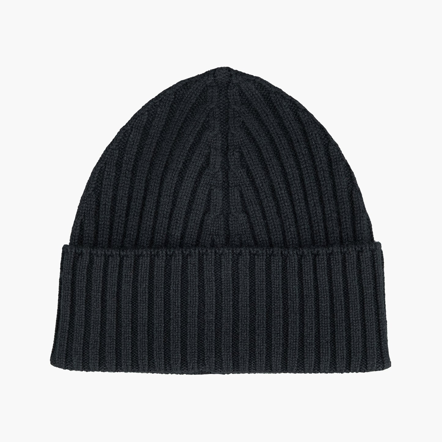Cuffia KANGRA in Puro Cashmere Costa Inglese Nera 25