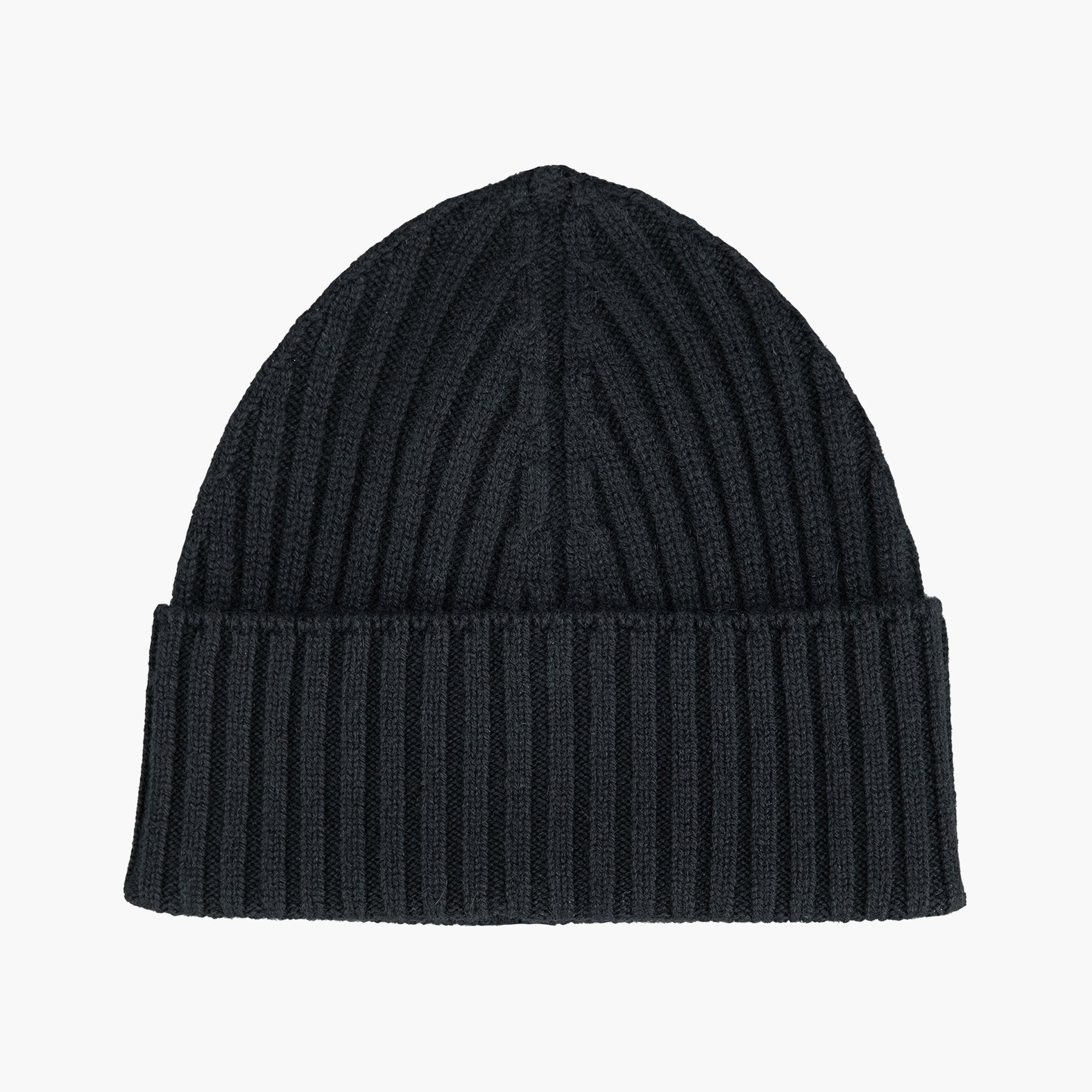 Cuffia KANGRA in Puro Cashmere Costa Inglese Nera 25