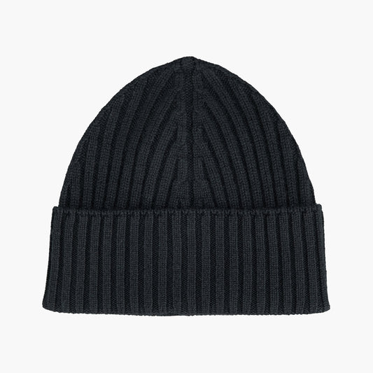 Cuffia KANGRA in Puro Cashmere Costa Inglese Nera 25