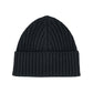Cuffia KANGRA in Puro Cashmere Costa Inglese Nera