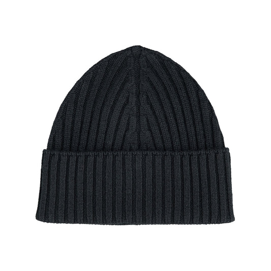 Cuffia KANGRA in Puro Cashmere Costa Inglese Nera