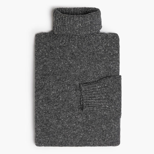 Dolcevita Uomo KANGRA Art. 4200 in Lana Merino e Viscosa Filato Donegal Grigio Medio