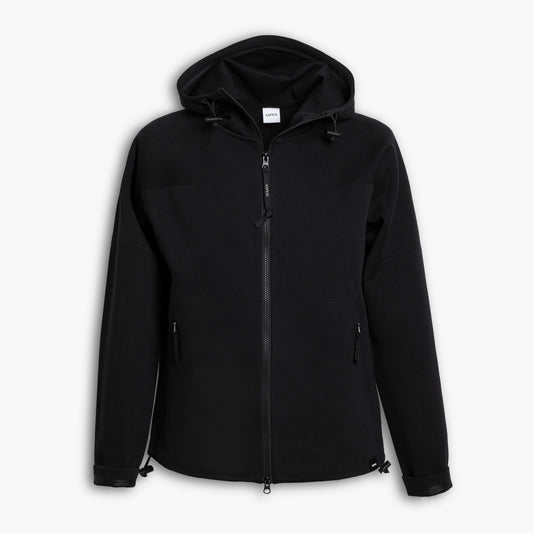 Felpa Giubbotto Uomo ASPESI AY32 D027 in Cotone Scuba Tecnico Col. 10241 Nera